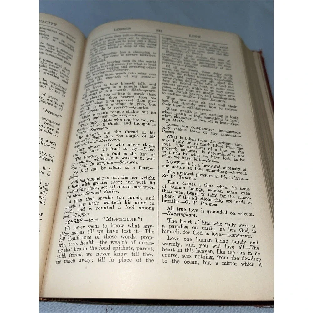Useful Quotations‎ A Cyclopedia of Quotations by Tryon Edwards 1933 Hardcover
